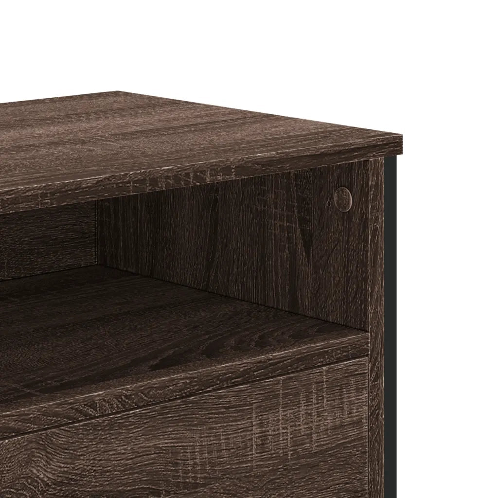 Mobile TV | Armadietto TV | Mobile Porta TV Rovere Marrone 122x34x41cm in Legno Multistrato