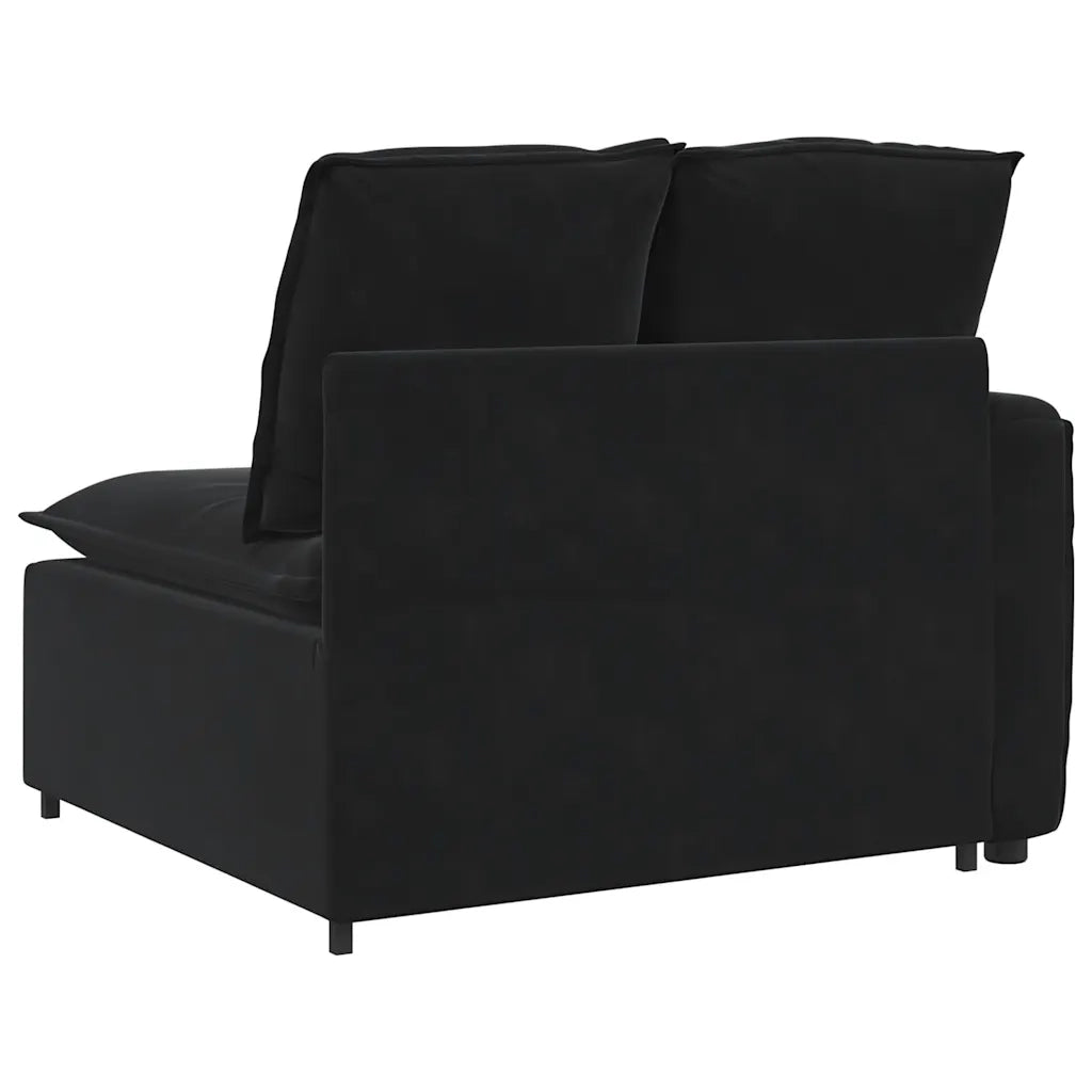 Modulo Terminale Bracciolo Divano Modulare con Cuscini-Sofa Modulare-Divanetto 100 cm 658641