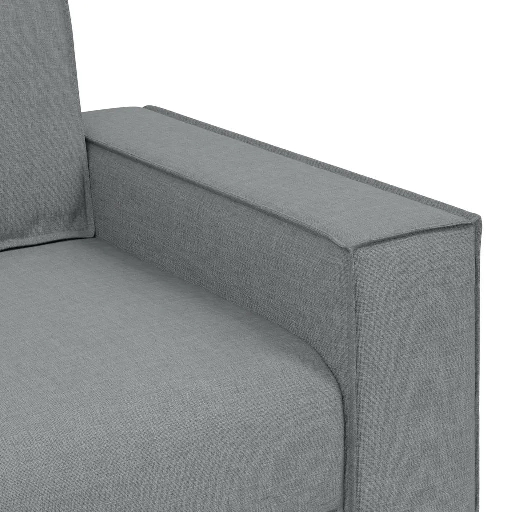 Poltrona-Divano Sedia-Sofa-Divanetto Grigio Chiaro 60 cm Tessuto