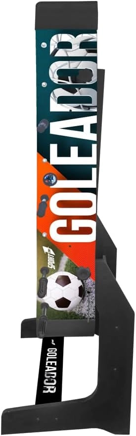 Sport1 Calcetto salvaspazio Goleador pieghevole. Calcetto balilla con gambe, da interno in MDF, misure 122x61x80cm. Bigl