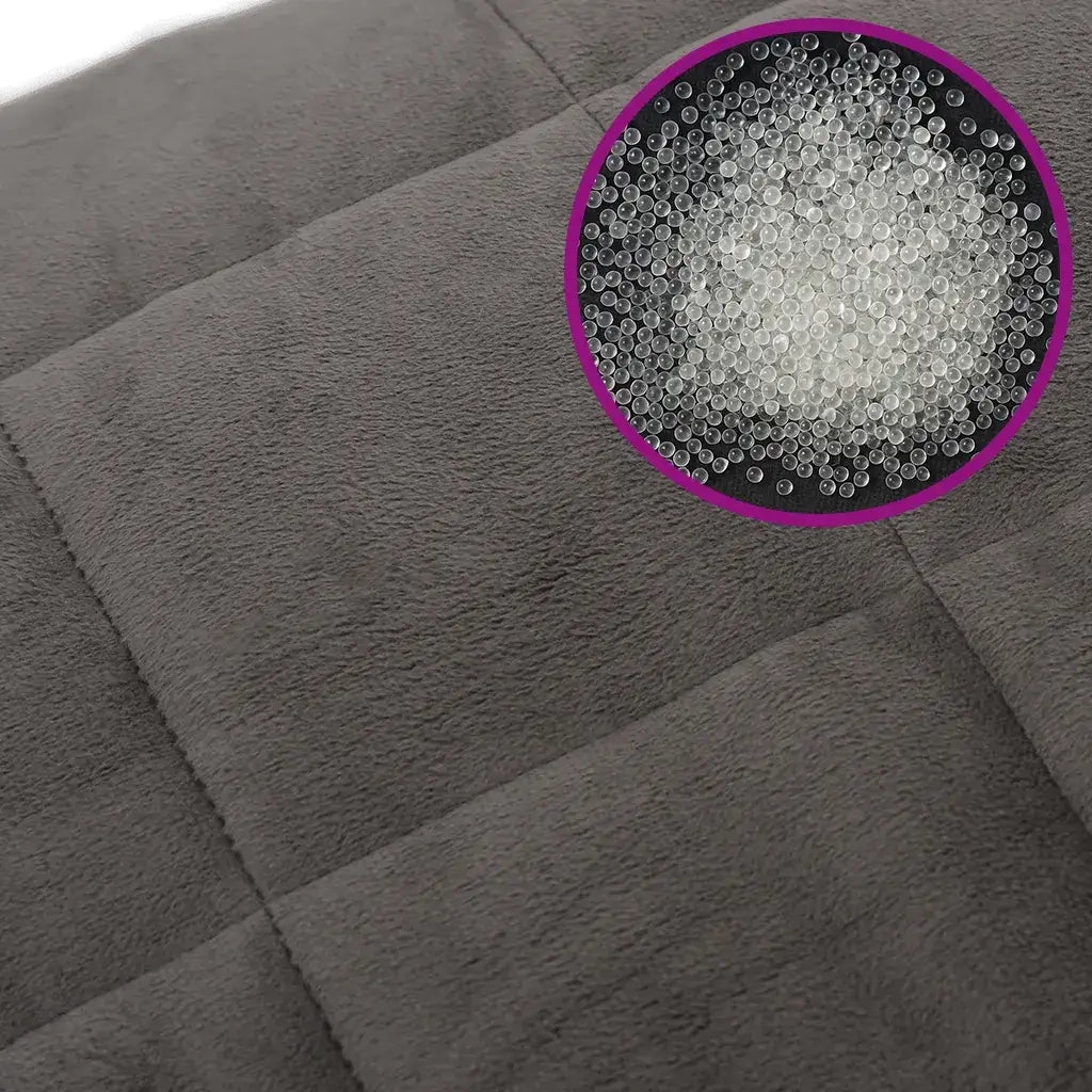 Coperta Ponderata Grigia 220x235 cm 11 kg Tessuto