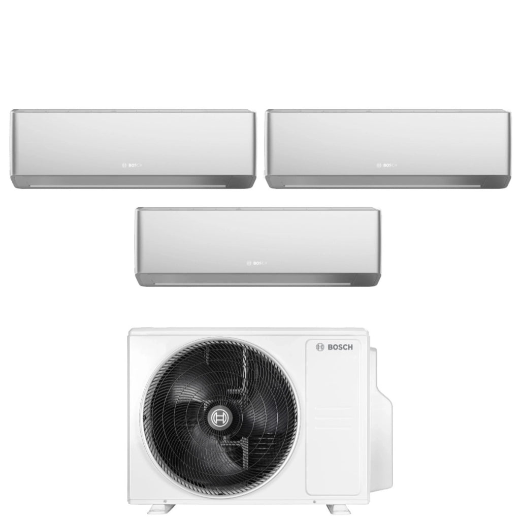 Condizionatore Trial Split Bosch CLIMATE 7000i SILVER 7+7+15 con 5000M 79/3 E R-32 Wi-Fi Integrato