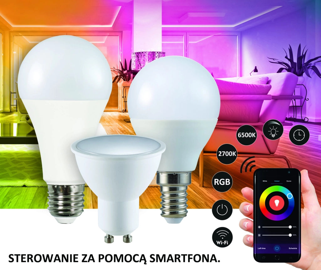 Lampadina LED Smart WiFi Tuya E27 11W 1055lm RGB Polux