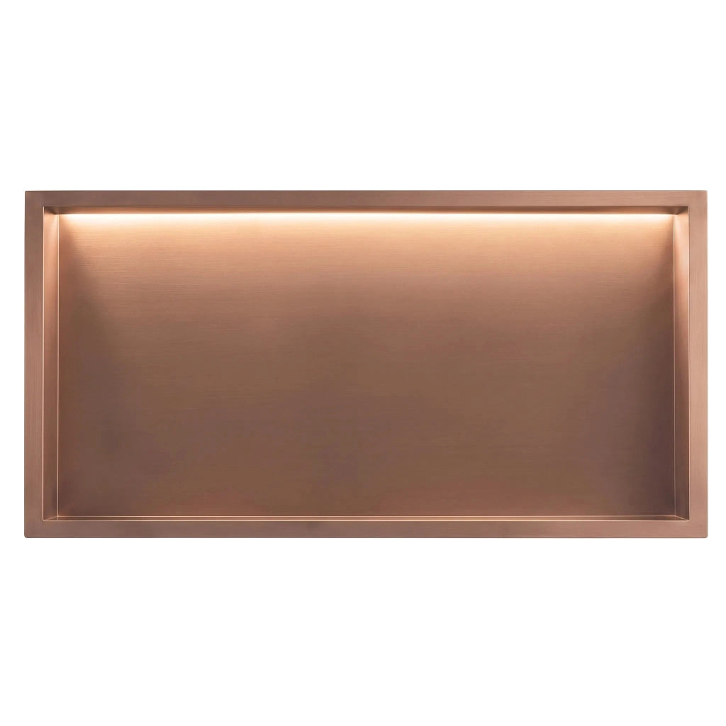Mensola Bagno Led 30x60 Brush Copper