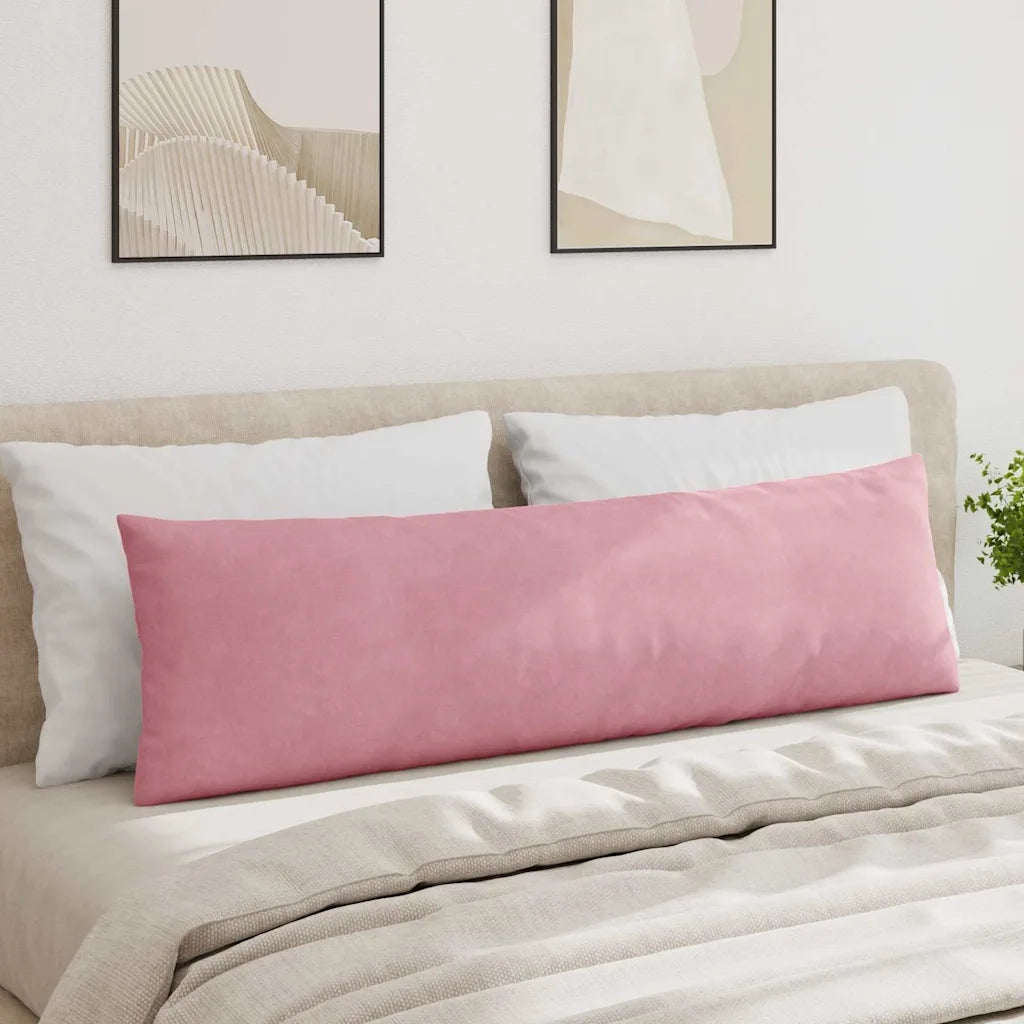 Cuscini da Divano 2 pz | Cuscini per sedie Rosa 145 x 40 cm Tessuto in Cords