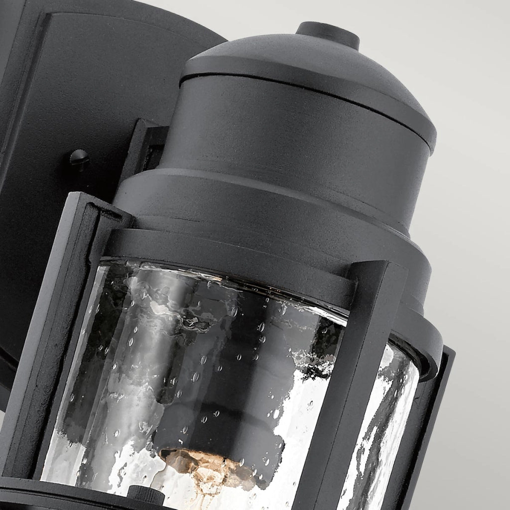Applique esterna nero testurizzato E27 60W Suri Kichler