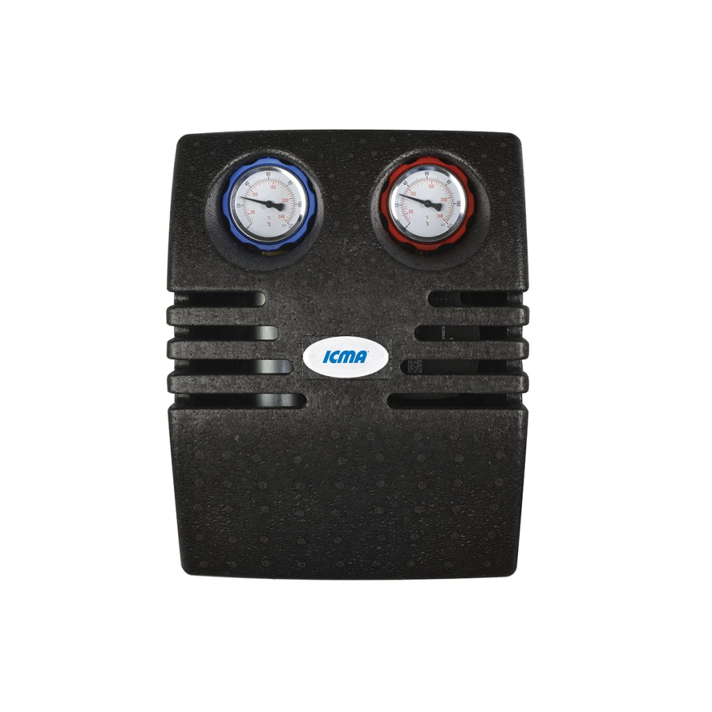 GRUPPO RILANCIO con Miscelazione a PUNTO FISSO SX con Pompa YONOS PARA RS25/6 (30°-70° C) 1"M-1"M