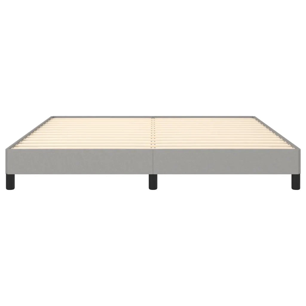 Letto matrimoniale | Letto per adulti | Giroletto senza Materasso Grigio Chiaro 160x200 cm Tessuto