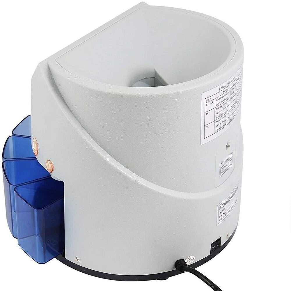 Macchina Contamonete elettrico separa monete 8 cassetti conta monete automatico