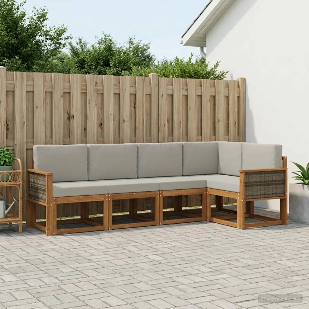 Set di divani da esterno 4 pcs 3385207