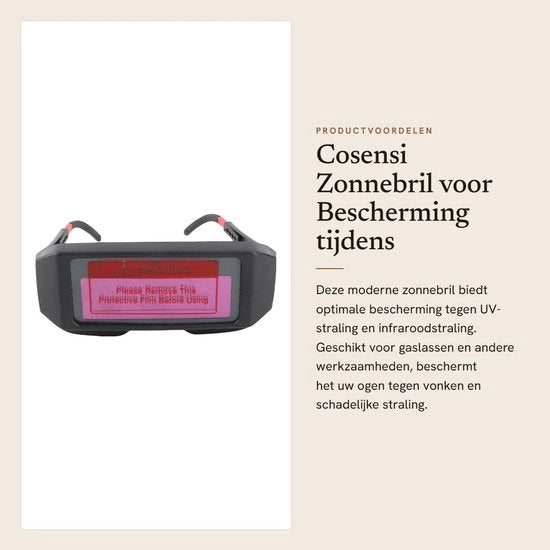 Occhiali da Sole con Protezione UV - Occhiali da Sport - Occhiali da Protezione - Resistenza allo Shock - Oscuramento Automatico - Chiusura Regolabile - Occhiali da Laser
