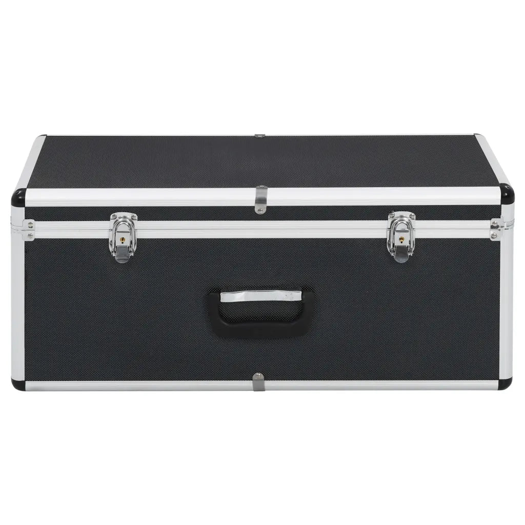 Valigette 2 pz in Alluminio Nero 91851