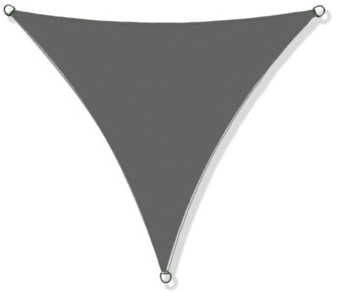 AIO FACTORY Vela ombreggiante impermeabile 3x3x3m Grigio scuro - Vela parasole da giardino