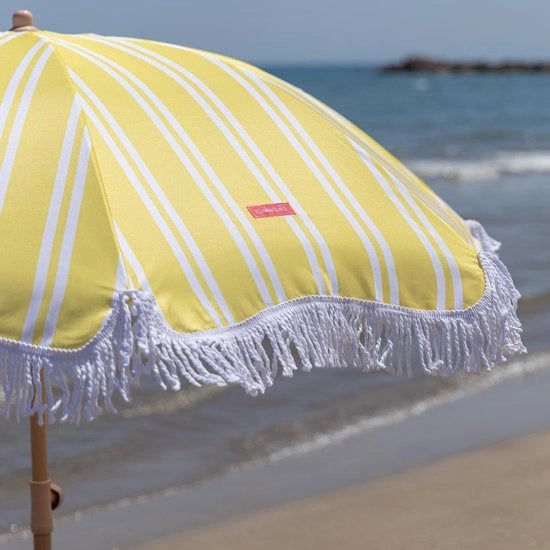 Parasole esterno con protezione UV 50+ 210 x 180 cm Giallo