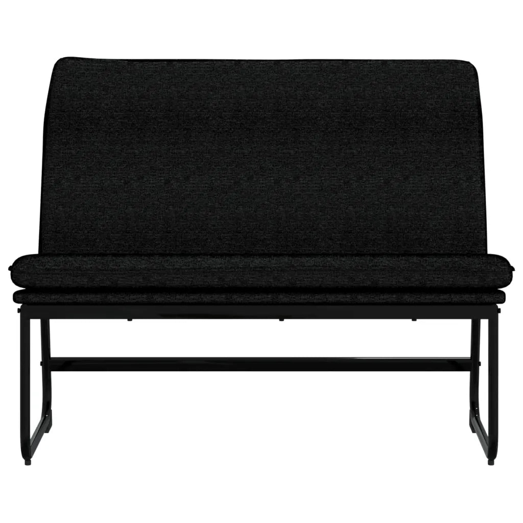 Panca Nera 100x75x76 cm in Tessuto 351323