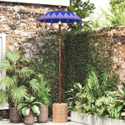 Ombrello balinese con base Blu 95 x 95 x 260 cm 3356910