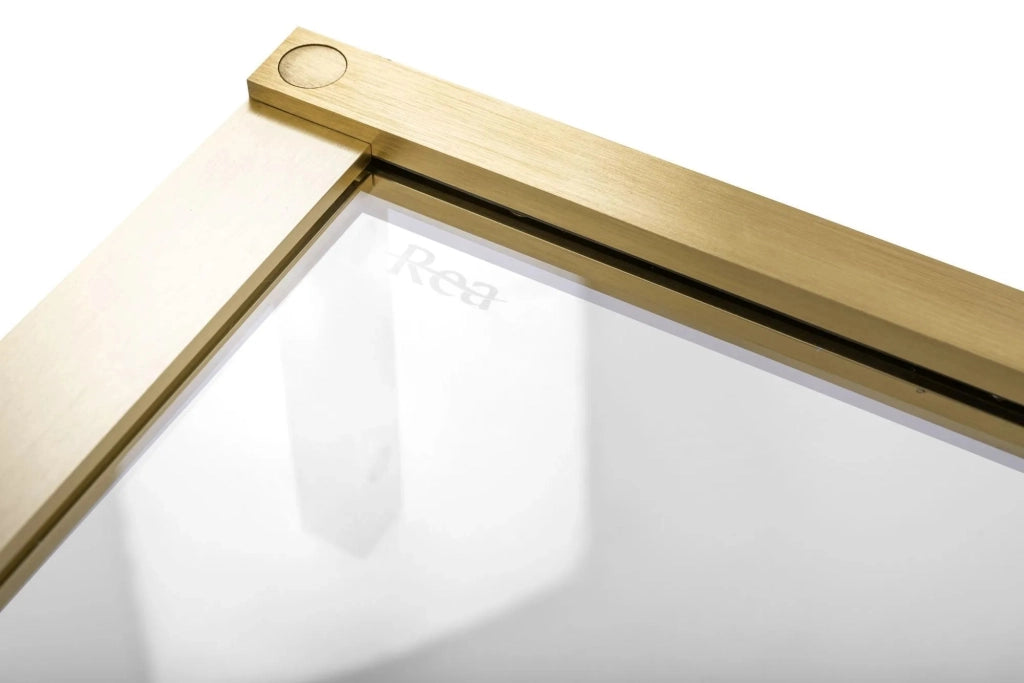 Cabina Doccia Rea Hugo 90x80 Gold Brush