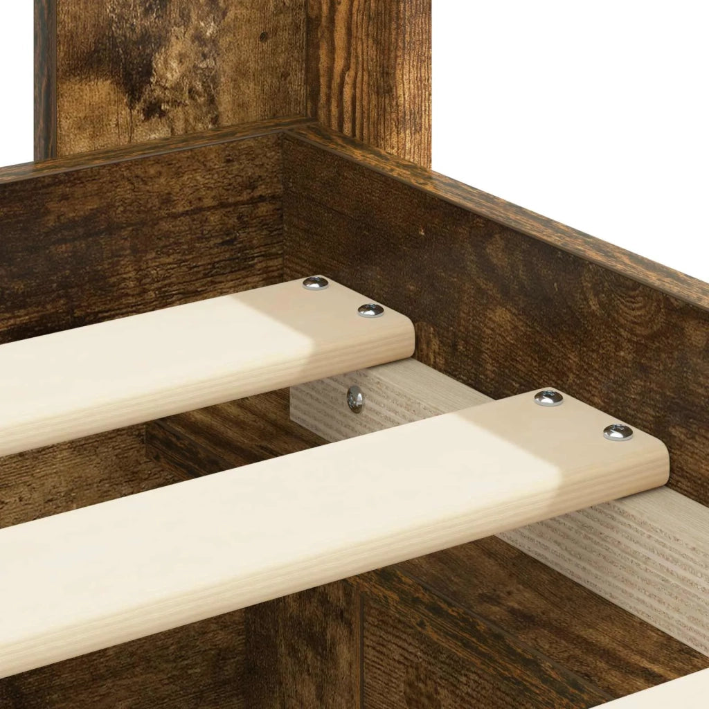 Struttura del letto con stoccaggio e testata 3 pcs 3414423