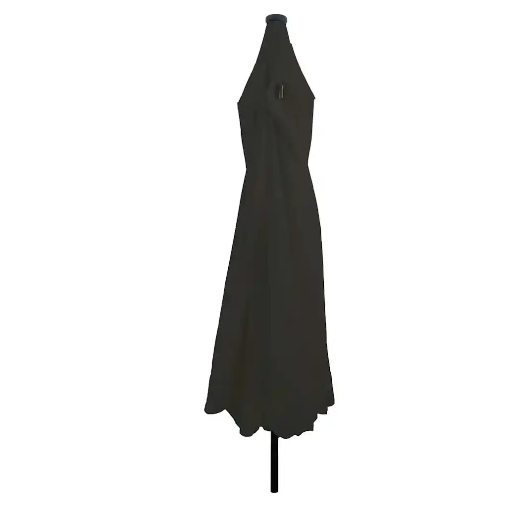 Ombrello da giardino Nero 395 x 395 x 245 cm Poliestere 42003650