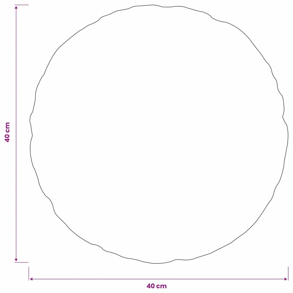 Federa 2 pz HEERLEN Azzurro Ø 40 cm Tessuto Chenille 922311