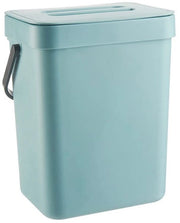 Compostiera da cucina 3L - Montaggio a parete - Materiale PP - Disegno a stampo - Facile da riporre - Dimensioni 16,1x13x20,5 cm - Contenitore per rifiuti