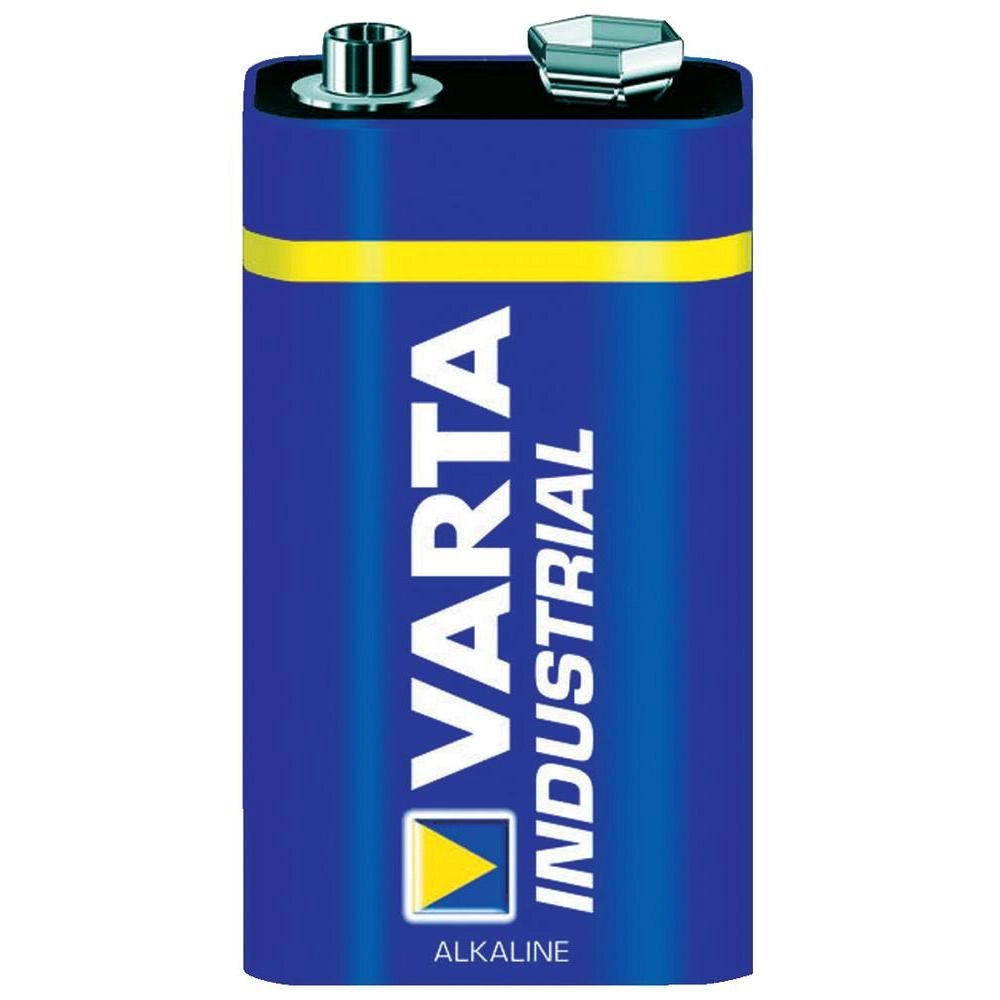 BATTERIA alcalina 9V VARTA Industrial 6LR61 box 20 pz