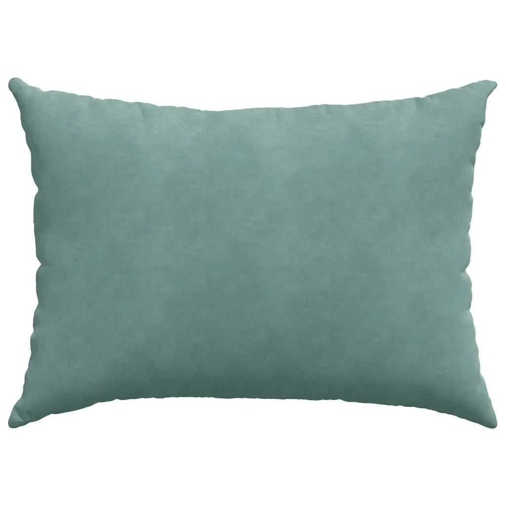 Cuscini da Divano 2 pz-Set di 2 Cuscini per Sofa Verde Mare 70 x 50 cm Tessuto in Cords