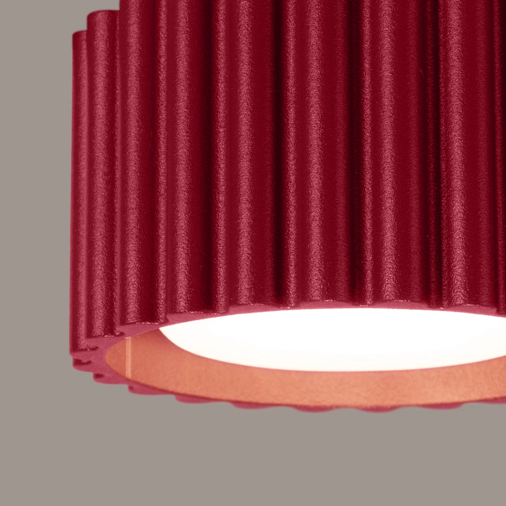 Lampada a soffitto AURA 1 bordeaux Gx53