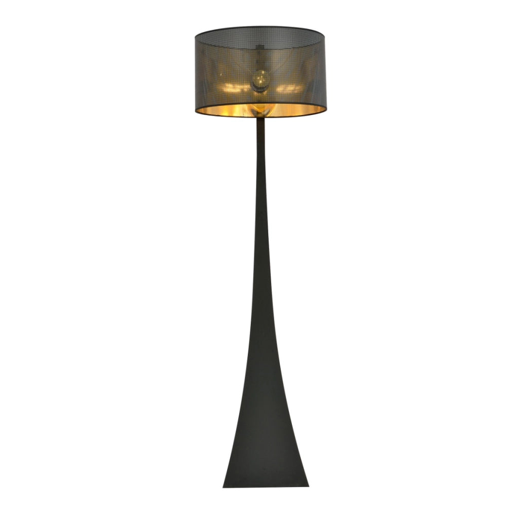 Lampada da terra Emibig Estrella nero/oro E27 157cm