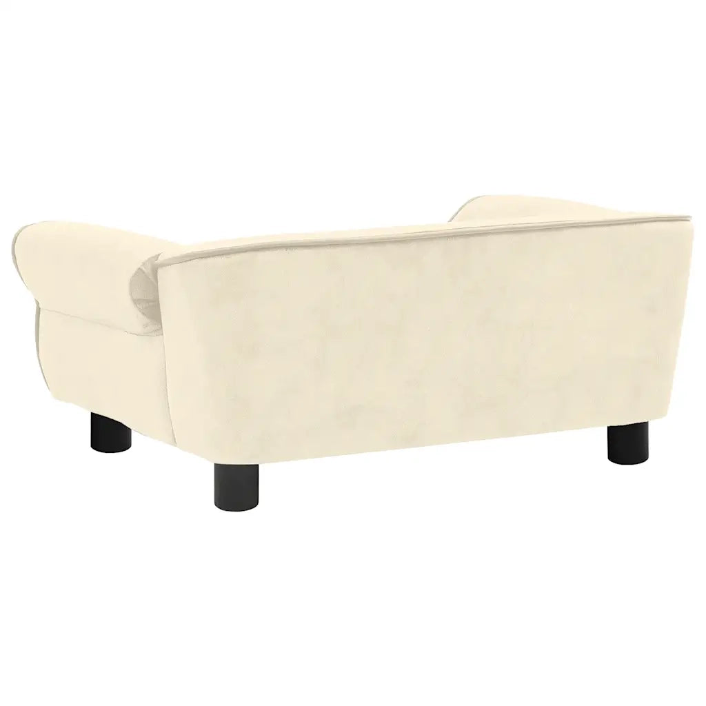 Divano per Cani Crema 72x45x30 cm in Peluche cod mxl 53420