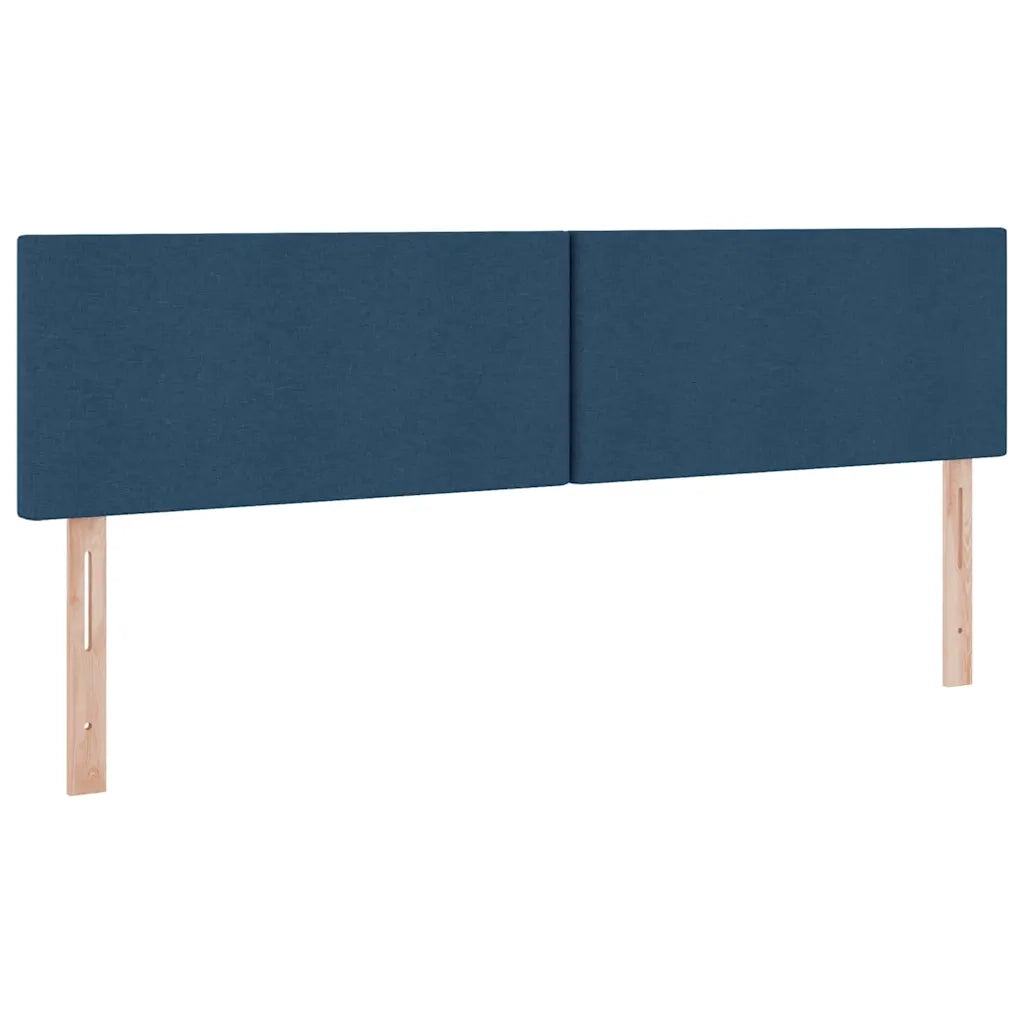 Letto con contenitore e materasso con testiera Blu 180 x 200 cm 3370466