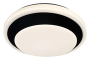 Plafoniera LED Rabalux Barbora nera/bianca Ø38 24W 4000K