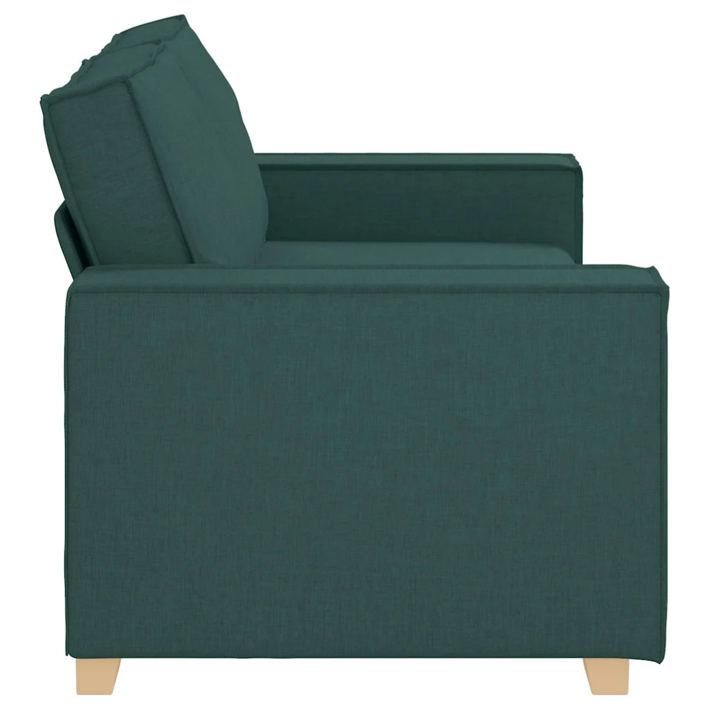 Divano a 2 Posti-Sofa 2 Posti Verde scuro 140 cm in tessuto 924181