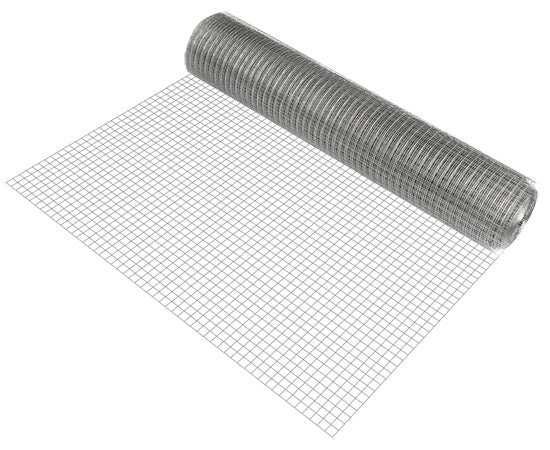 Rete metallica zincata 100 cm x 25 m grigia 1 rotolo 03_0007157