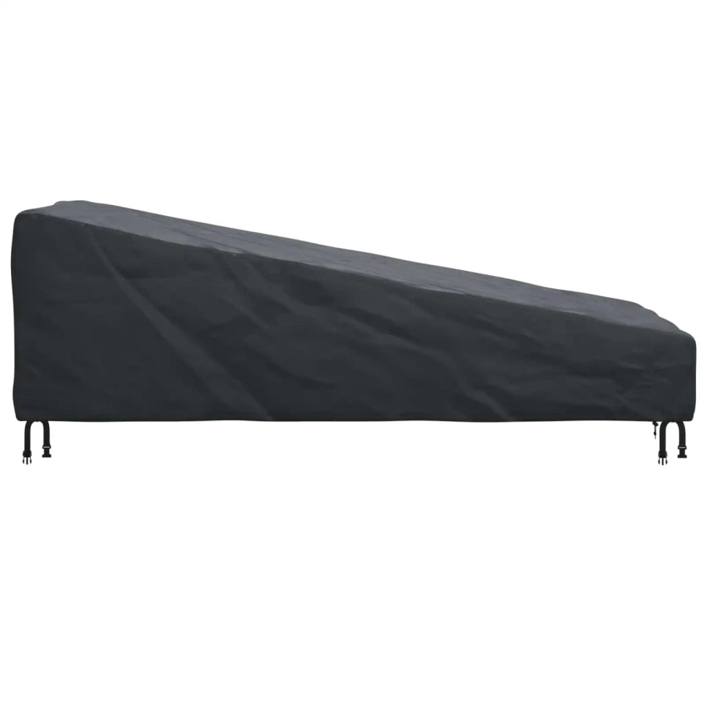 Copertura per mobili da esterno Nero 203 x 81 x 63 cm