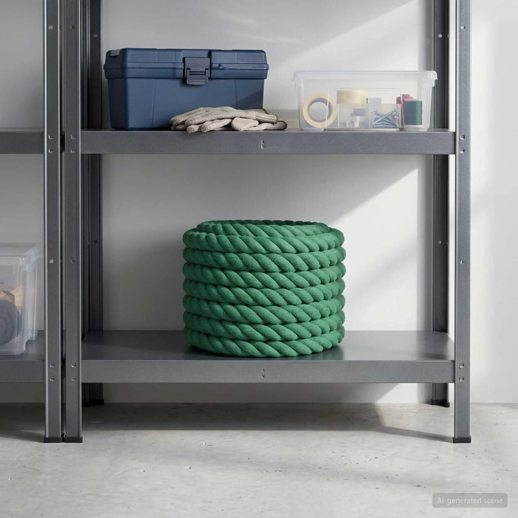 Corda di Cotone 50 mm 10 m Verde 100% Cotone 42011986