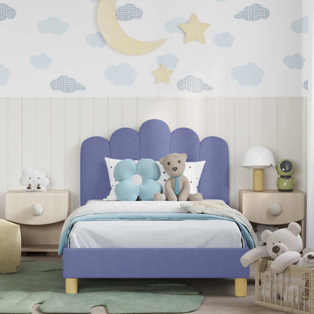 Struttura letto bambini con testata-Giroletto per bambini Blu jeans 80 x 200 cm 915072