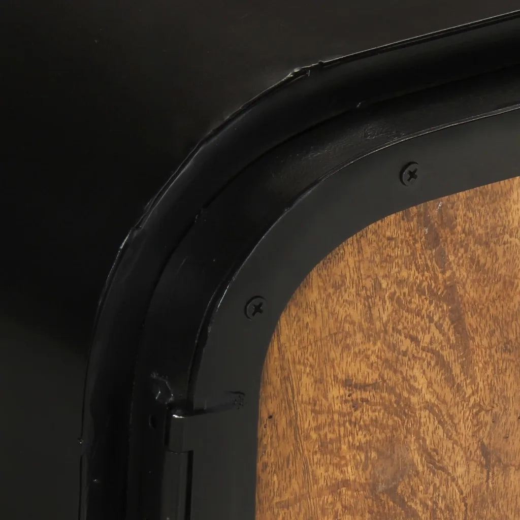 Mobile Porta TV-Credenza TV 110x30x45 cm in Legno Massello di Recupero