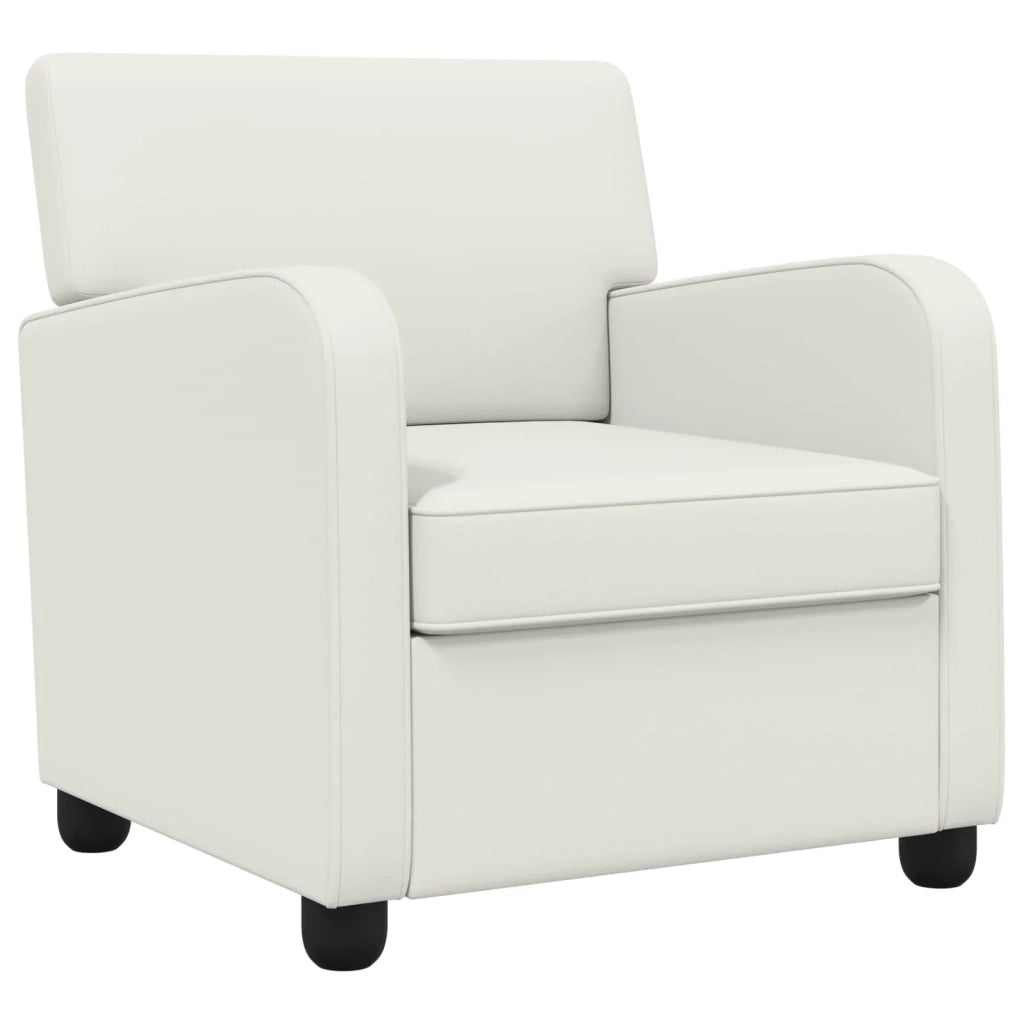 Poltrona Bianco Similpelle 42043434