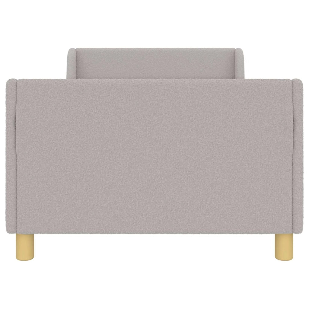 Struttura letto bambini con testata Grigio chiaro 90 x 200 cm