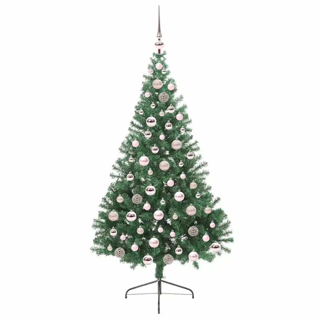 Albero di Natale artificiale con luci integrate Verde 180 cm 3397013