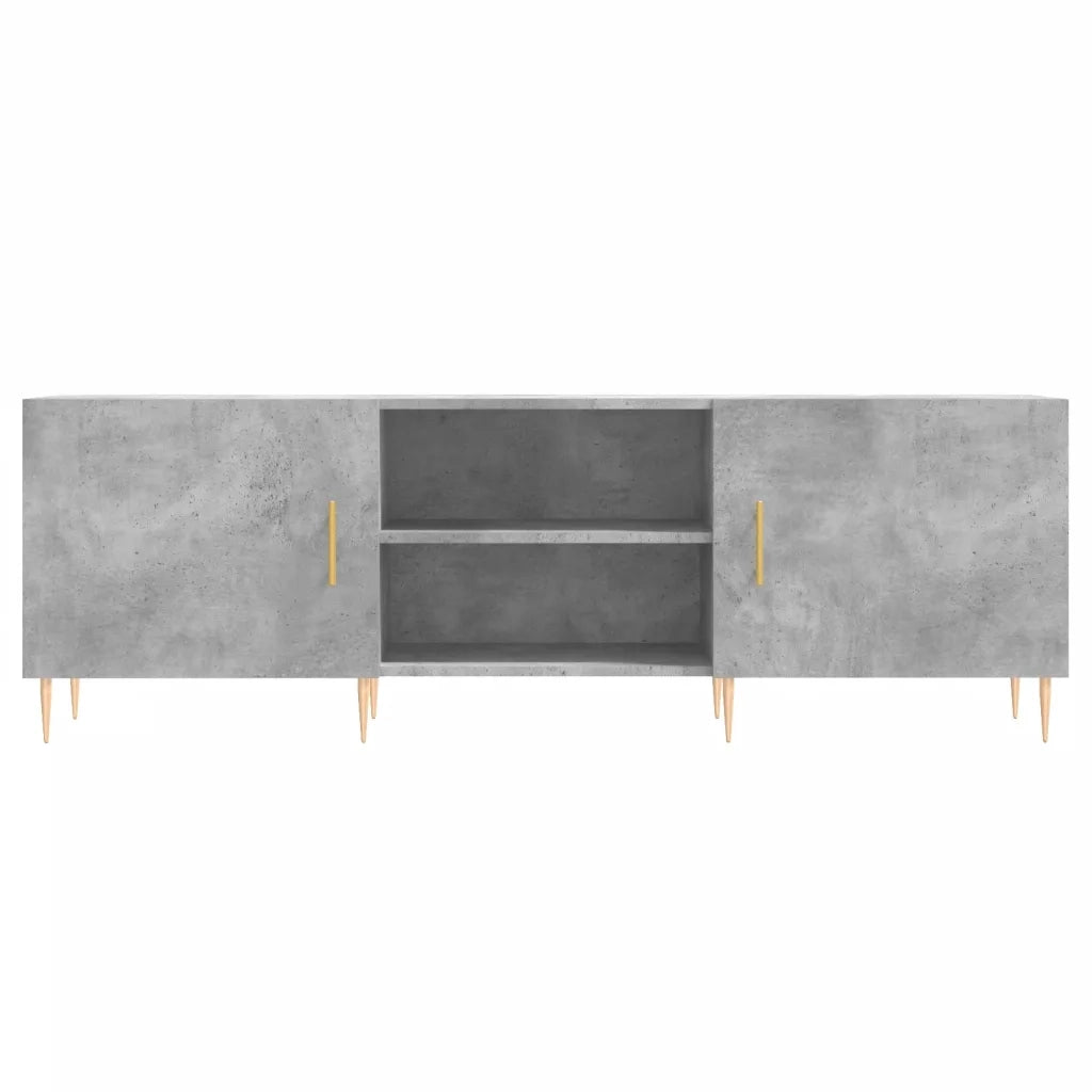 Mobile TV | Armadietto TV | Mobile Porta TV Grigio Cemento 150x30x50cm in Legno Multistrato