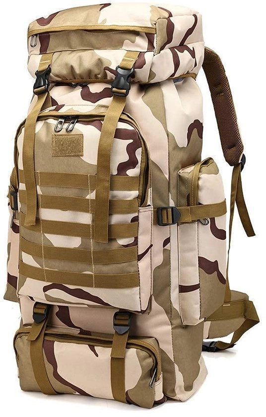 Borsa da Viaggio da 80L Grande Capacità - Borsa Impermeabile - Borsa da Trekking Leggera - Sistema di Cinturino - Cinturino Regolabile - Progettazione Comoda