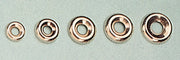 SC ORLI SOTTOVITE ACCIAIO NICHELATO 10 MM  50 PZ- 5,0 pz