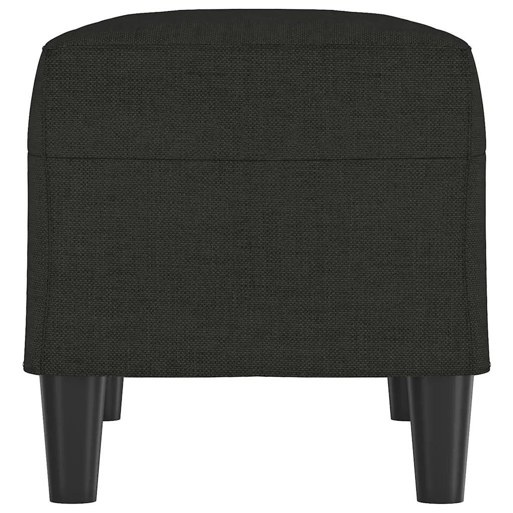 Panca Nero 70x35x41 cm in Tessuto 349387