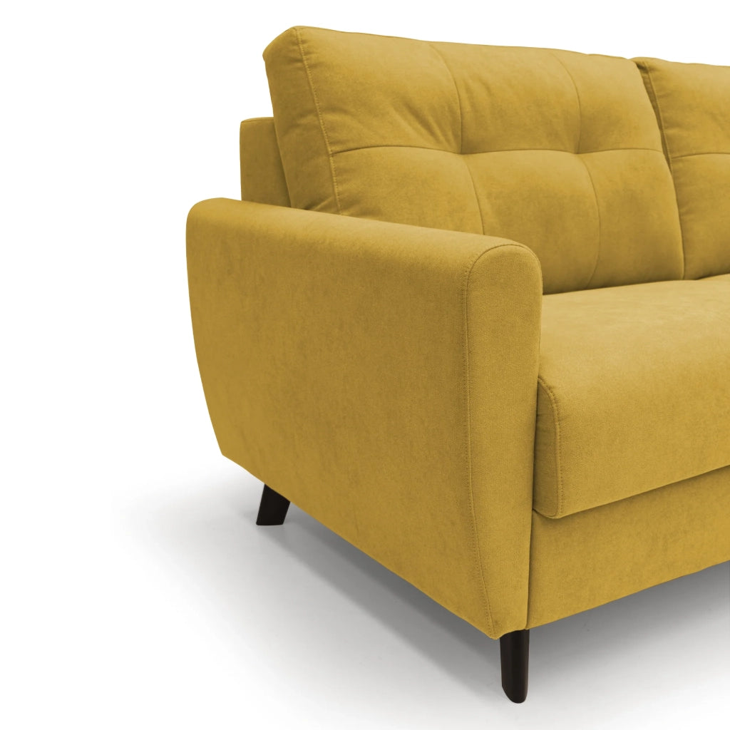 Callisto Divano letto matrimoniale 208 cm giallo