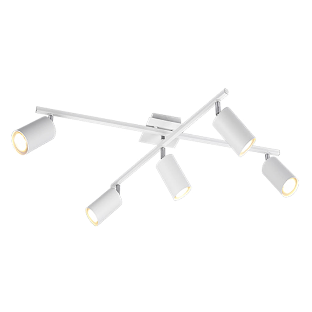 Lampada plafoniera MARLEY bianca 5xGU10 Trio 612400501