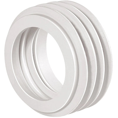 MORSETTO PER WC BIANCO- D. 60 mm  - D. int. 40/44- G.M.P- pezzi 1