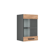Vicco Mobile da cucina in vetro Quercia dorata 40 cm