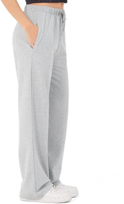 Abbigliamento sportivo per donne - Pantaloni da jogging in cotone - Pantaloni lunghi da yoga - Pantaloni da allenamento comodi - Cintura alta - Ideali per yoga